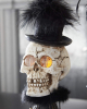 Skeleton Lady Bust With LED Eyes 42cm 