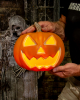 Spooky Halloween Kürbis mit Licht 23cm 