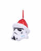 Star Wars Stormtrooper mit Nikolausmütze Weihnachtskugel 