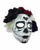 Sugar Skull Mask With Flowers 