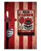 Warning Sign Killer Clowns 24x36cm 