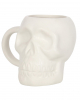 White Matte Skull Cup 