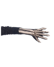 Totenkopf-Set Für Halloween – Skelett-Handschuhe & Strumpfhose, Grusel-Cosplay
