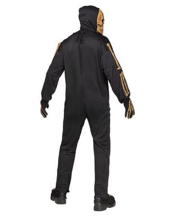 IKALI Skelett-Kostüm Für Männer – Gruselig & Detailreich Für Halloween | Größen M-XL