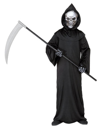 Ghost Face Scream Kostüm Für Erwachsene – Schwarzes Gewand Mit Kapuze, Latexmaske, Gürtel, Größe L/XL, Offizielles Lizenzprodukt Für Halloween & Karneval