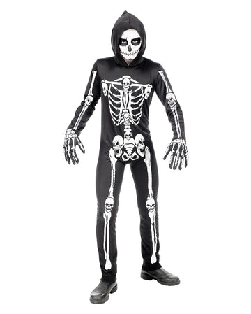 I LOVE FANCY DRESS Skelett-Maske – Weiß, Perfekt Für Halloween & Kostümpartys