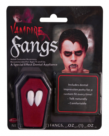 6 Stück Vampir Zähne Einziehbar | Dracula Fangs Für Halloween & Cosplay | Für Kinder & Erwachsene