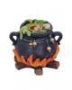 Bubbling Brew Witch Cauldron Incense Cone & Candle Holder 