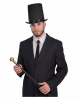 Eleganter hoher Zylinder Schwarz 