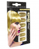 Glitter Fingernails Gold 12 Pcs. 