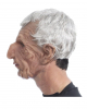 Grandfather Full Head Mask With Grey Hair 