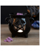 Witch Cauldron Pentagram Fragrance Oil Lamp 