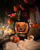 Glowing Halloween Pumpkin Water Ball Lantern 20cm 