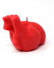 Red Anatomical Heart Candle 