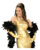 Black feather boa in show quality 