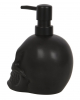 Black Skull Ceramic Soap Dispenser 