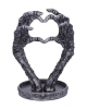 Skeleton Hand With Heart Jewelry Holder 