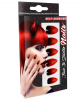 Stileto Fingernails Black / Red 12 Pcs. 