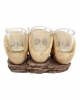Skull Shot Glass Set 6 Pcs. 