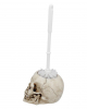Skull Toilet Brush Holder With Brush 16cm 