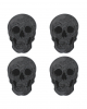 Totenkopf Untersetzer Set 4 St. 