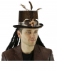 Voodoo Top Hat With Dreadlocks 