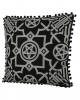 Pentagramm Kissenbezug Blair Black 45x45cm 