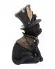 Black Cat With Steampunk Top Hat 18,5cm 