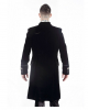 Gothic Aristocrat Men Coat Black Velvet 