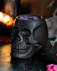 Black Skull Scented Oil Tealight Holder 