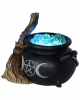 Bubbling Witch Cauldron With LED Light 14,5cm 