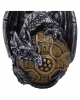 Dragon With Celtic Pattern Christmas Ball 8cm 