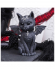 Occult Cat Figure With Bat Wings 