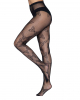 Fishnet Tights With Butterfly Motif 