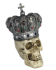 Skull With King Crown 25cm 