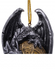 Drache mit Keltenmuster Weihnachtskugel 8cm 