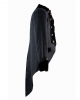 Gothic Men brocade frock coat black XL