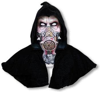 smoke black gas mask zombie biohazard apocalypse costume