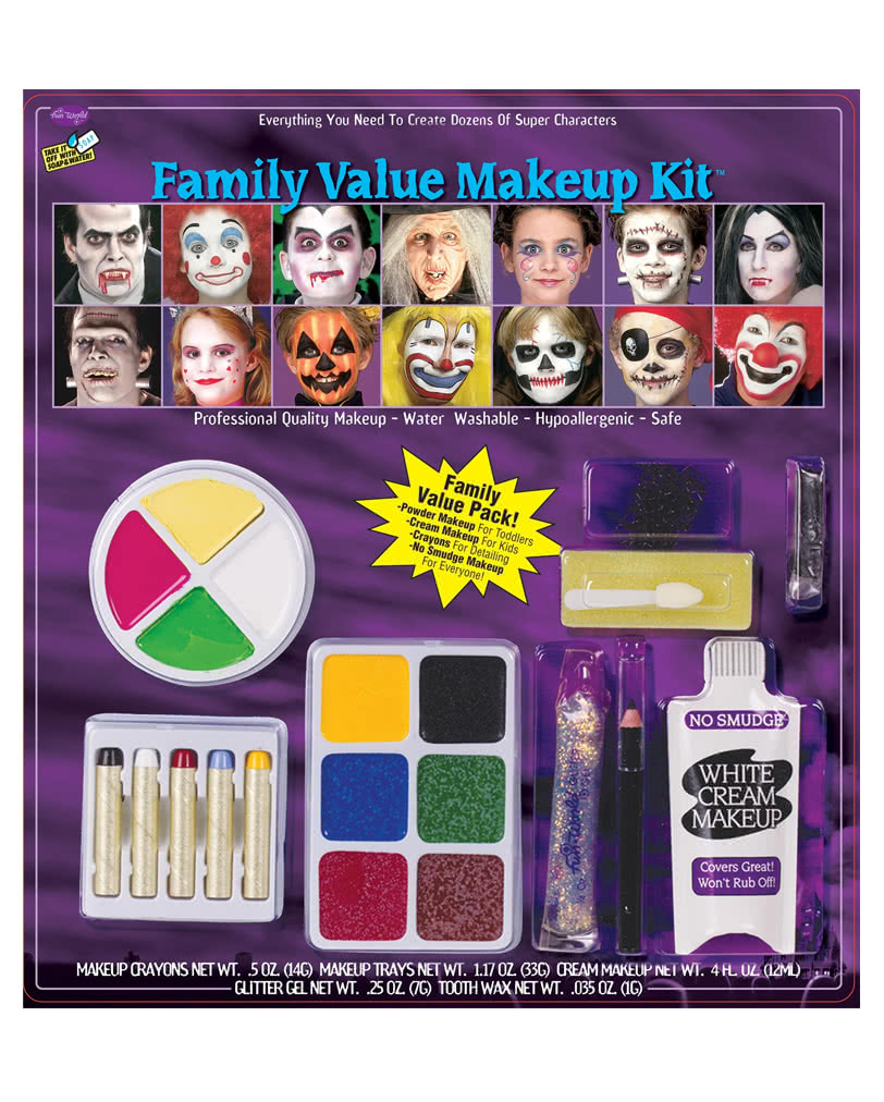 Welp 21-piece Carnival & Halloween Makeup Set | Carnival make-up set OC-33