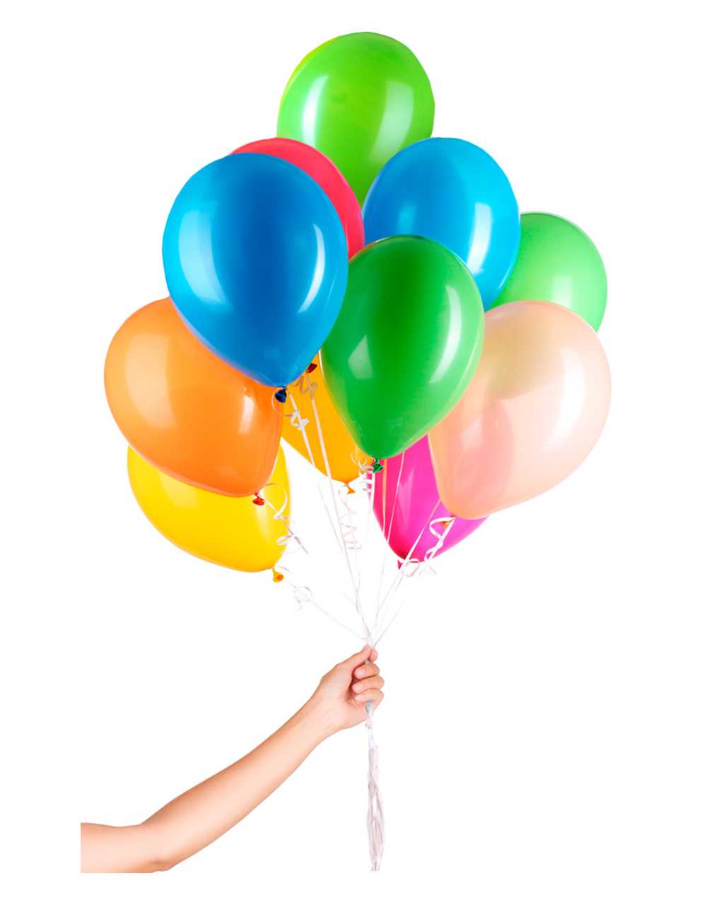 30 Latex Balloons For Helium With String to order