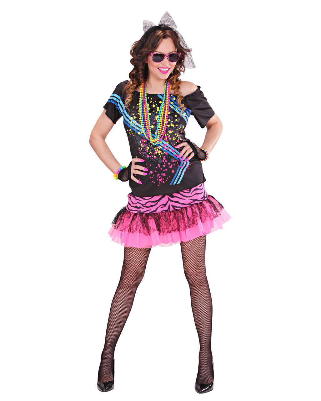 80 S Material Girl Ladies Costume For Carnival Horror Shop Com