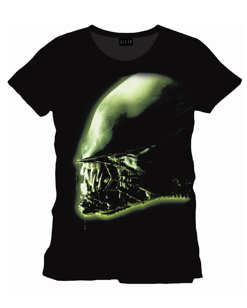 Alien Head Movie T Shirt Licensed T Shirt Alien Head Horror Shop Com