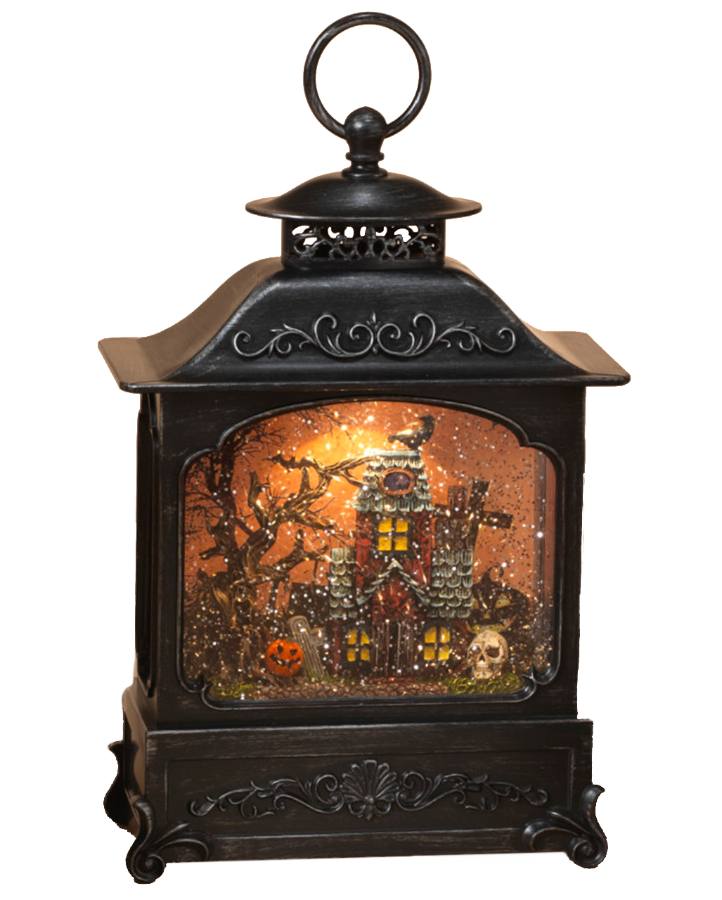 Illuminated Lantern Halloween Creepy Mansion buy online! | Horror-Shop.com