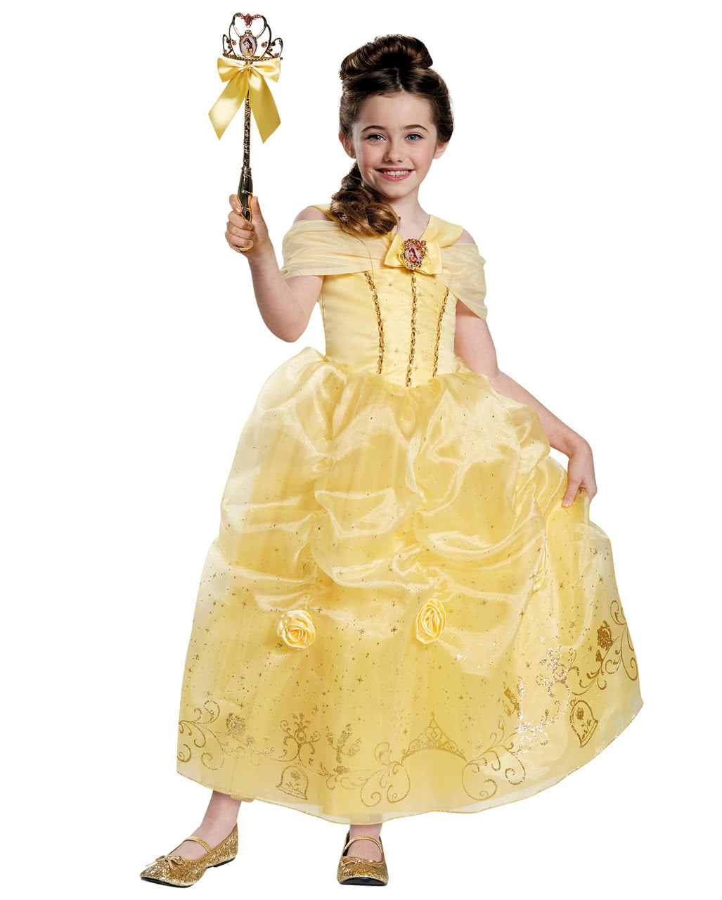 Rubies Disney Belle Kostüm Kleid Gelb Kindergröße L Mädchen ab 7 Jahre 