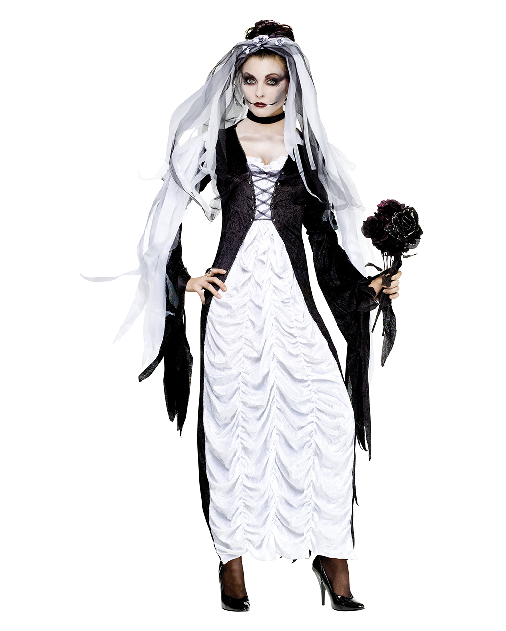 Bride of Darkness Costume M / L | Halloween Bride Costume | Zombie ...