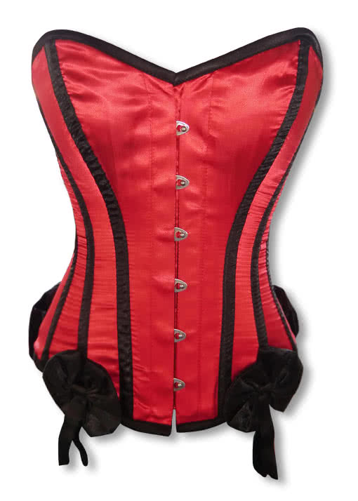 Burlesque Corset with bows S / 36 Lolita Corset Corsage Burleska