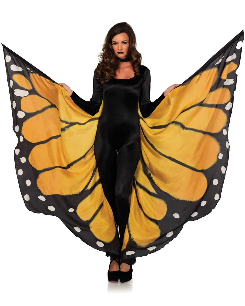 46 x 54 cm silberne Schmetterling Flügel für Damen Karneval Fasching Party ca 