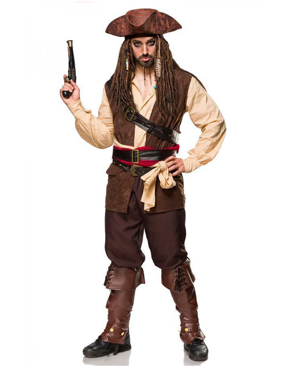Captain Of The Caribbean Costume 12-piece | for carnival | Horror-Shop.com