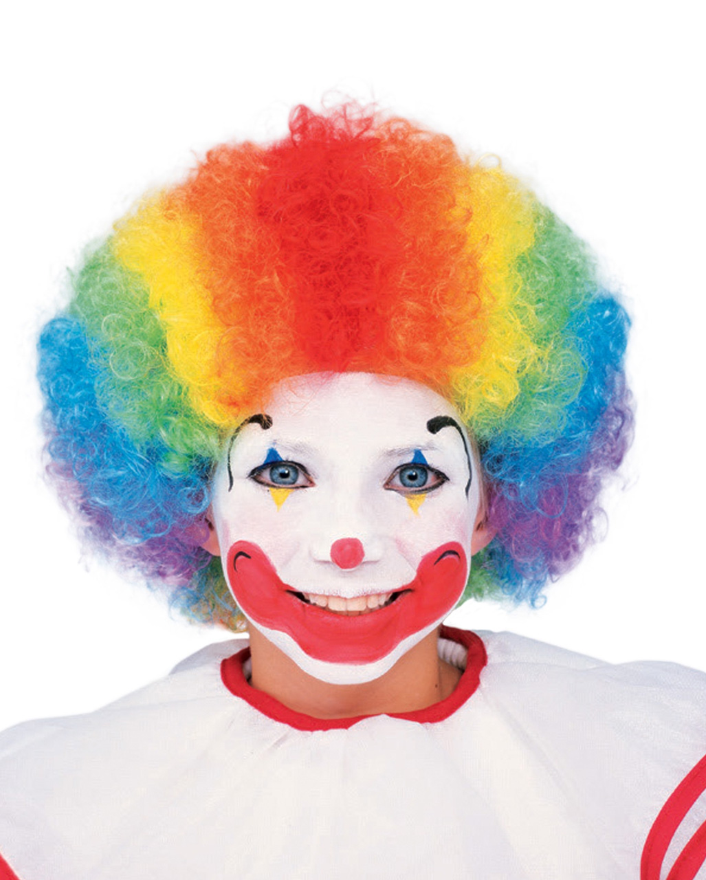 Multi Color Clown Wig 