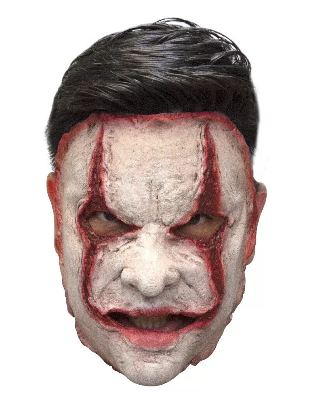 Generique Serienmörder-Maske Für Erwachsene – Blutiges Latex-Gesicht, Handbemalt, Halloween